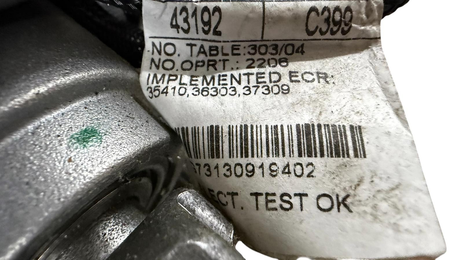  2016 MASERATI GHIBLI STEERING COLUMN W/ SHAFT OEM
