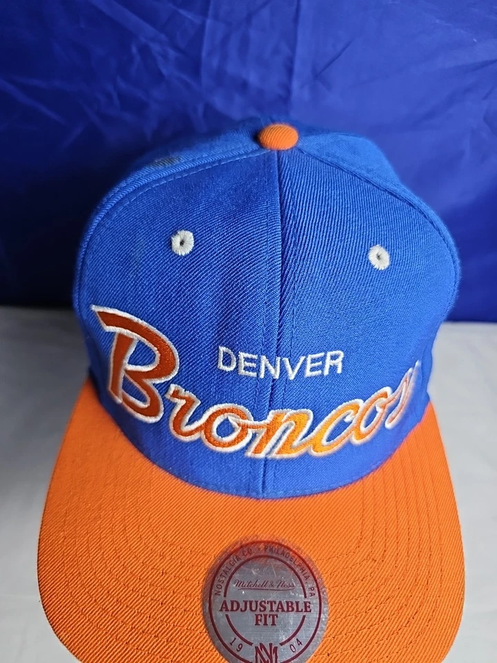 Sombrero de Colección Mitchell And Ness Vintage Años 90 Denver Broncos Snapback Foto 4 de 4
