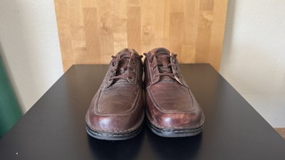 Clarks Oxford N Unstructured Un.Ravel Shoes Brown Leather 
