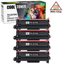 TN2510XL Toner Cartridge Fits For Brother DCP-L2620DW HL-L2400DW MFC-L2827dw LOT