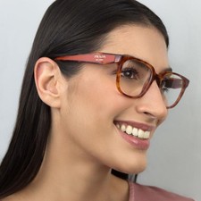 NEW Prada PR17ZVF-4BW1O1-55 Eyeglasses 55mm 100 Authentic