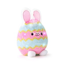 FAO Schwarz 12" Glow Brights Bunny Egg Plush