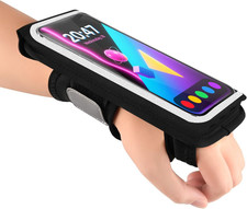 Running Armband for Phone, Adjustable Reflective Sports Wristband  Forearm Band