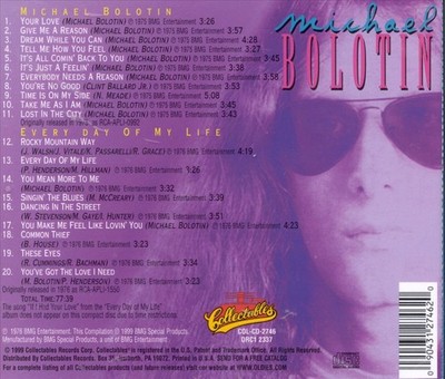 MICHAEL BOLTON MICHAEL BOLTON/EVERY DAY OF MY LIFE NEW CD