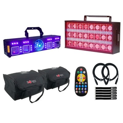 BEAM-JAM Motion Light Bar BEAM-FLASH Strobe Light DMX LED DJ Stage Effect Fix...