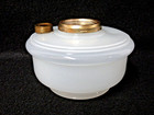 ALADDIN WHITE MOONSTONE BRACKET OR HANGING OIL LAMP FONT EXCELLENT!!! — photo 1