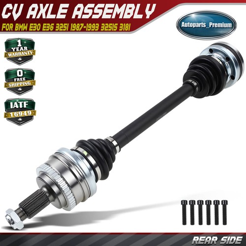 Rear CV Axle Assembly for BMW E30 E36 325i 1987-1993 325is 318i 91-92 ...
