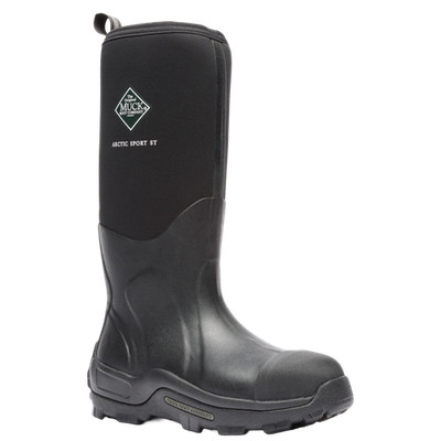 Muck Boot Company Men's Artic Sport Steel Toe Black Boot ASPSTL