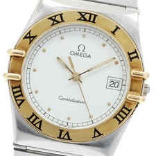 Omega Constellation 1701.20.20 YG lunetta data quadrante bianco quarzo uomo_943826