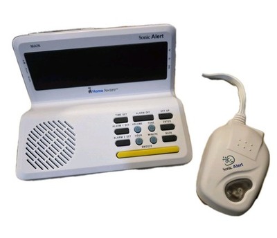 Sonic Alert Home Aware HA360M Master Unit Fire Alarm & Deluxe Remote Receiver