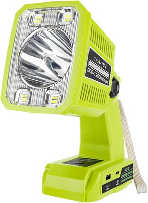 #ad LED Flashlight for Ryobi 18v Battery 18W LED Work Light LED Battery Flood Light $50.31