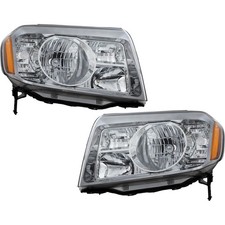 Driver and Passenger Side Headlights For Honda Pilot 2009-2011 Halogen