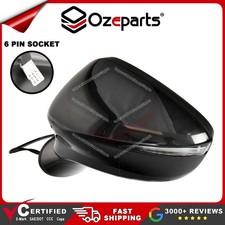 LH LHS Left Hand Electric Door Side Mirror (6 Pin) For Mazda CX-3 DK 2015~On
