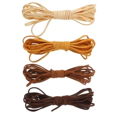  4 Rolls Korean Fleece Necklace Rope String Bracelet Beading Thread