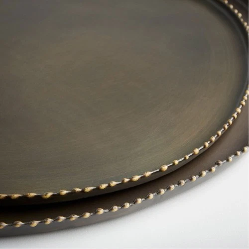 Cyan Design 10164 Rochester Antique Black Tray, Small - Picture 2 of 7