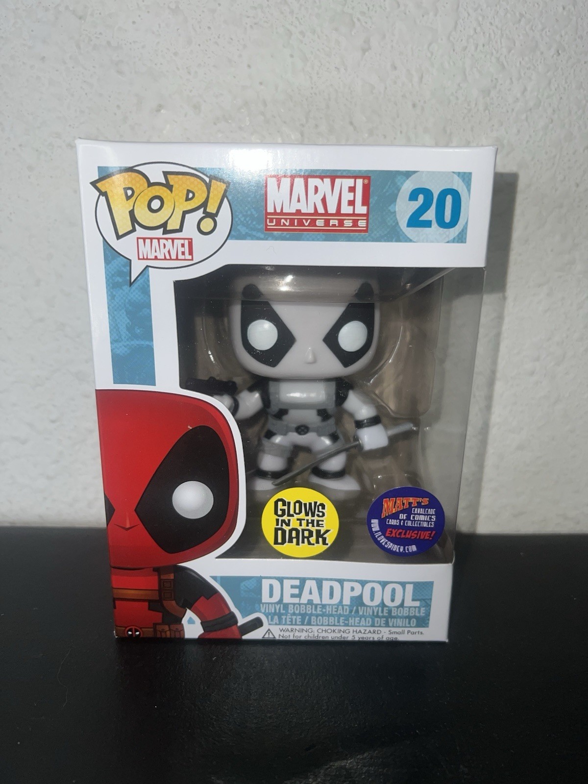 Deadpool Glow In The Dark Matts Cavalcade Exclusive Funko Pop 20
