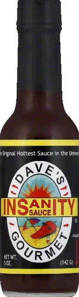 DAVE'S GOURMET DAVES GOURMET SAUCE HOT INSANITY, 5 OZ