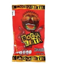 Sonric's Rockaleta Lollipops Mexican Lollipop with Bubble Gum Center 20 Count