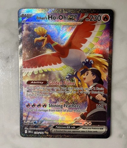Ethan's Ho-Oh EX 230/182 Sv10: Destined Rivals Pokemon TCG SIR ENG NM Pack Fresh