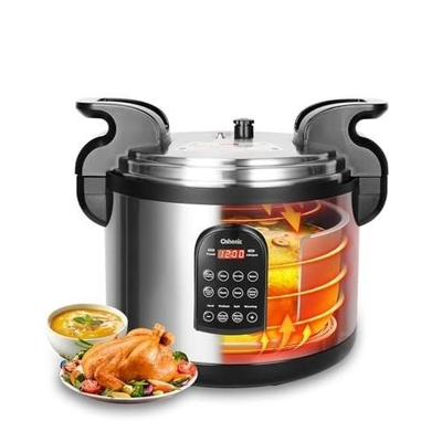 #ad Commercial Electric Pressure Cooker 26.4Qt 2500W 240V 9In1 Multicooker $299.99