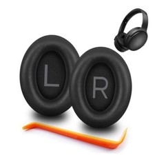 QC45 Ear Pads - Replacement Earpads for Bose QuietComfort 45, QC SE Black