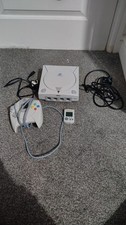 SEGA Dreamcast Console +1 controller TESTED with a adaptor not included vgc
