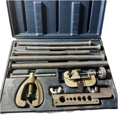 #ad Vintage Wards Power Kraft Tubing Tool Kit W Case Made In USA $39.98