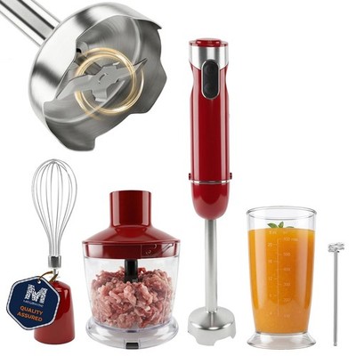 HB-2053 5-in-1 Hand Immersion Blender Set, 800W Powerful Stick Blender with T...