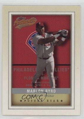 2002 Fleer Authentix Front Row 76/150 Marlon Byrd #148 1ln7