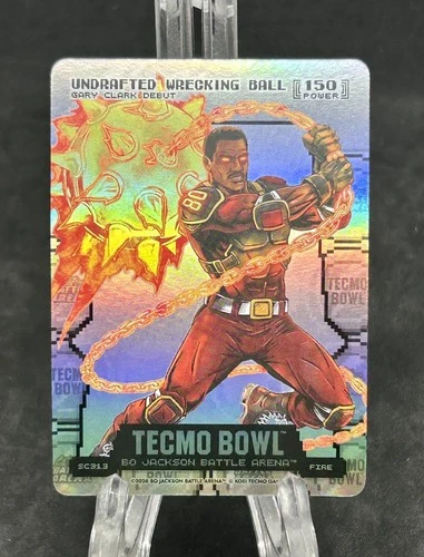 2026 Bo Jackson Battle Arena Tecmo Bowl- Undrafted Wrecking Ball - Fire