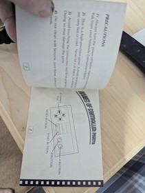 Last Action Hero NES Manual Only Authentic Nintendo !