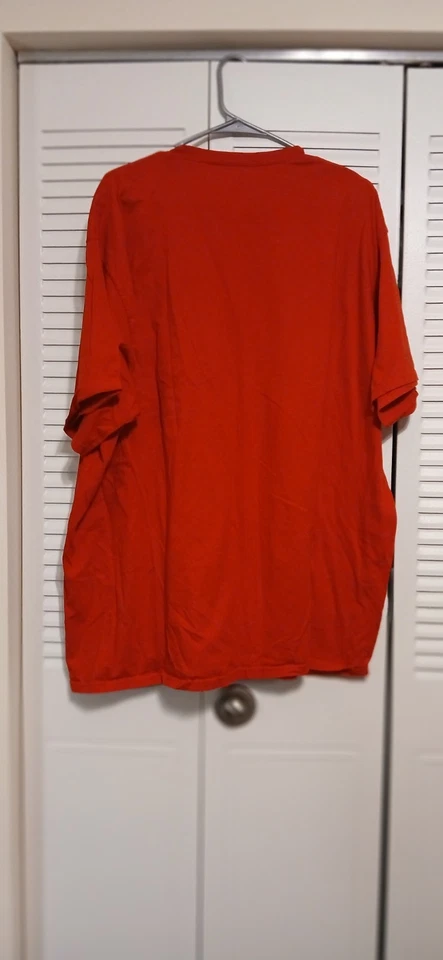 #12 Tom Brady "The Goat" New England Patriots NFL Pro Line Red T-Shirt 4XL NWOT - Image 4 of 4