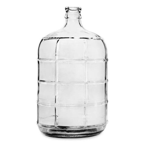 GEO Sports Bottles 3 Gallon Round Glass Carboy Fits 30mm Cork Finish or