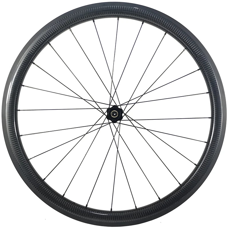 Set ruote bici da strada 700C in carbonio foto 4