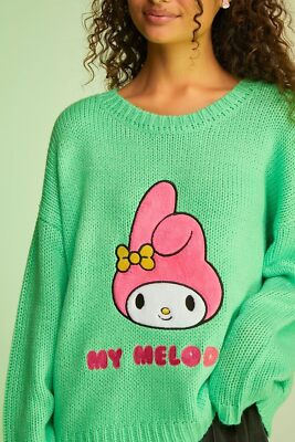 FOREVER 21 X Hello Kitty & Friends My Melody Graphic Sweater Size
