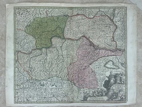 Archiducatus Austriae Inferioris.von Seutter, Matthäus, 1678-1756 1729 - Bild 2 von 12