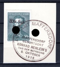 Sudetenland MAFFERSDORF 134 herrlich auf  gest. Luxusbriefst&uuml;ck 200EUR (BA7802