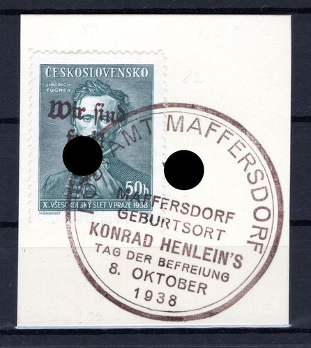 Sudetenland MAFFERSDORF 134 Splendido Su Gest. Pezzo Di Lusso 200EUR (BA7802)