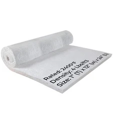Fireproof Ceramic Fiber Insulation Blanket 1x12x24 High Heat 2400F