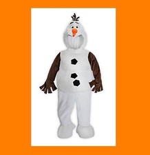 DISNEY Frozen OLAF Plush Costume NEW Kids Size 4 Authentic Disney Store