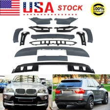 FOR BMW X5 E70 SUV M TECH AERO BODY KITS 2007-2010 FRONT & REAR BUMPER SPOILERS