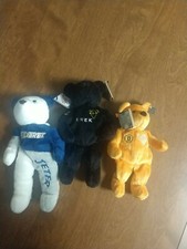 Lot Of 3 Derek Jeter Salvino's Bammers Beanie Bears Numbered