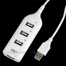 4 Port USB Hub For PC Desktop Notebook Laptop - NEW