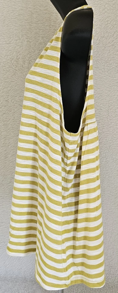 Faded Glory Womens Shirt Top Size XXL 20 2XL 2X Large White Green Warm Olive - Image 4 of 4