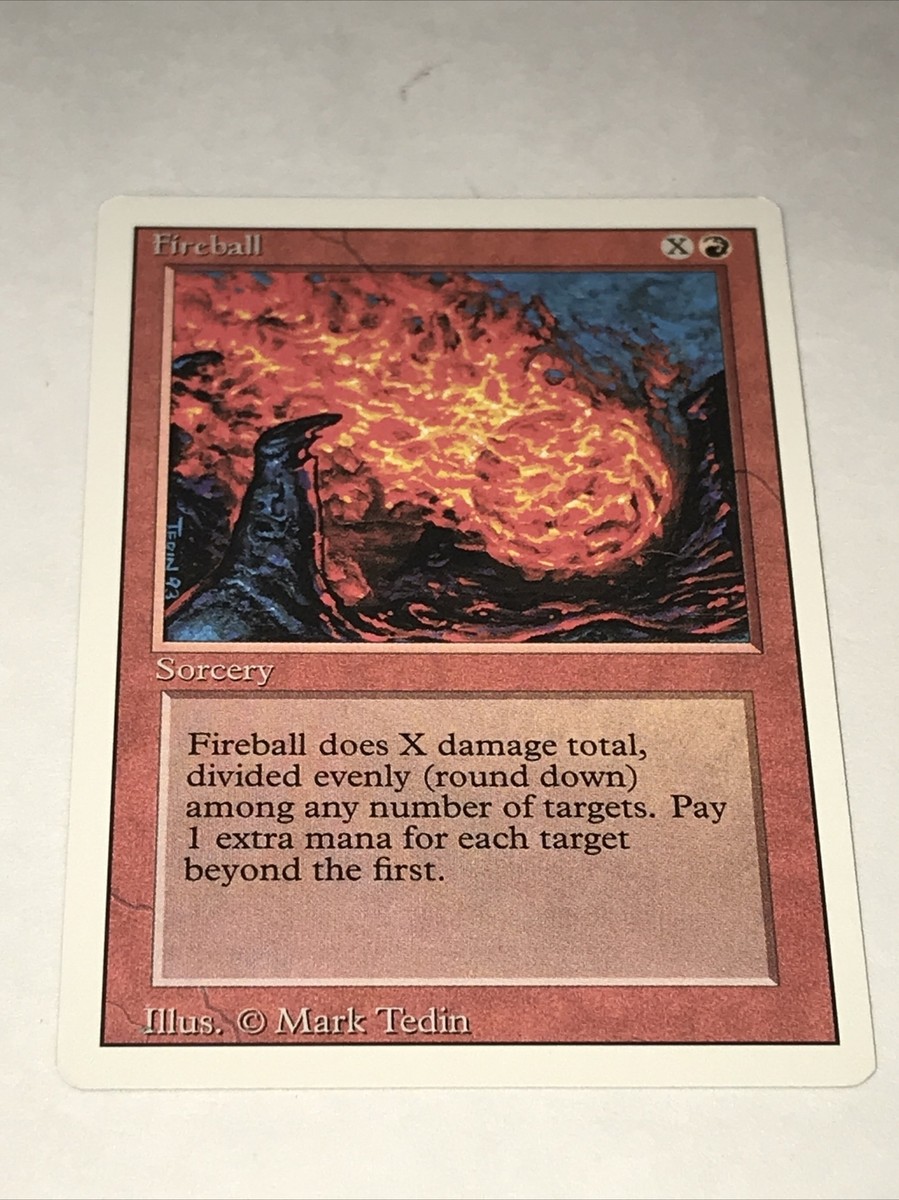Fireball Magic The Gathering Card