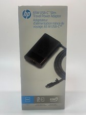 HP 65w usb c slim travel power adapter 3PN48UT ABA Sealed box