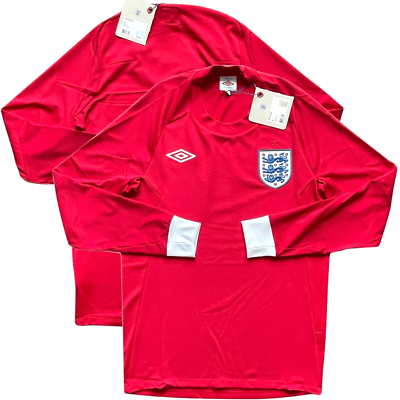 2010 England Away Jersey Small size 36 Umbro Long Sleeve Soccer