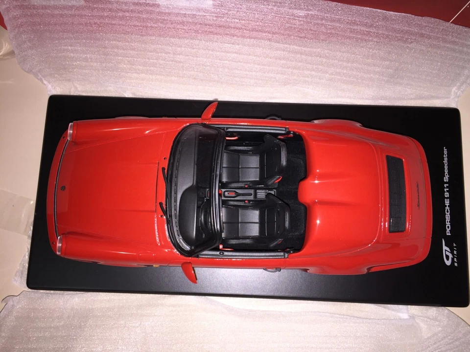 GT008ZM GT SPIRIT 1 18 PORSCHE 911 964 SPEEDSTER RED LIMITED 911 PCS NEW - Immagine 2 di 4