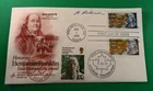 ART CRAFT A/G FDC: Scott# 1690 & CANADA Benjamin Franklin  1976 INTEPHIL '76