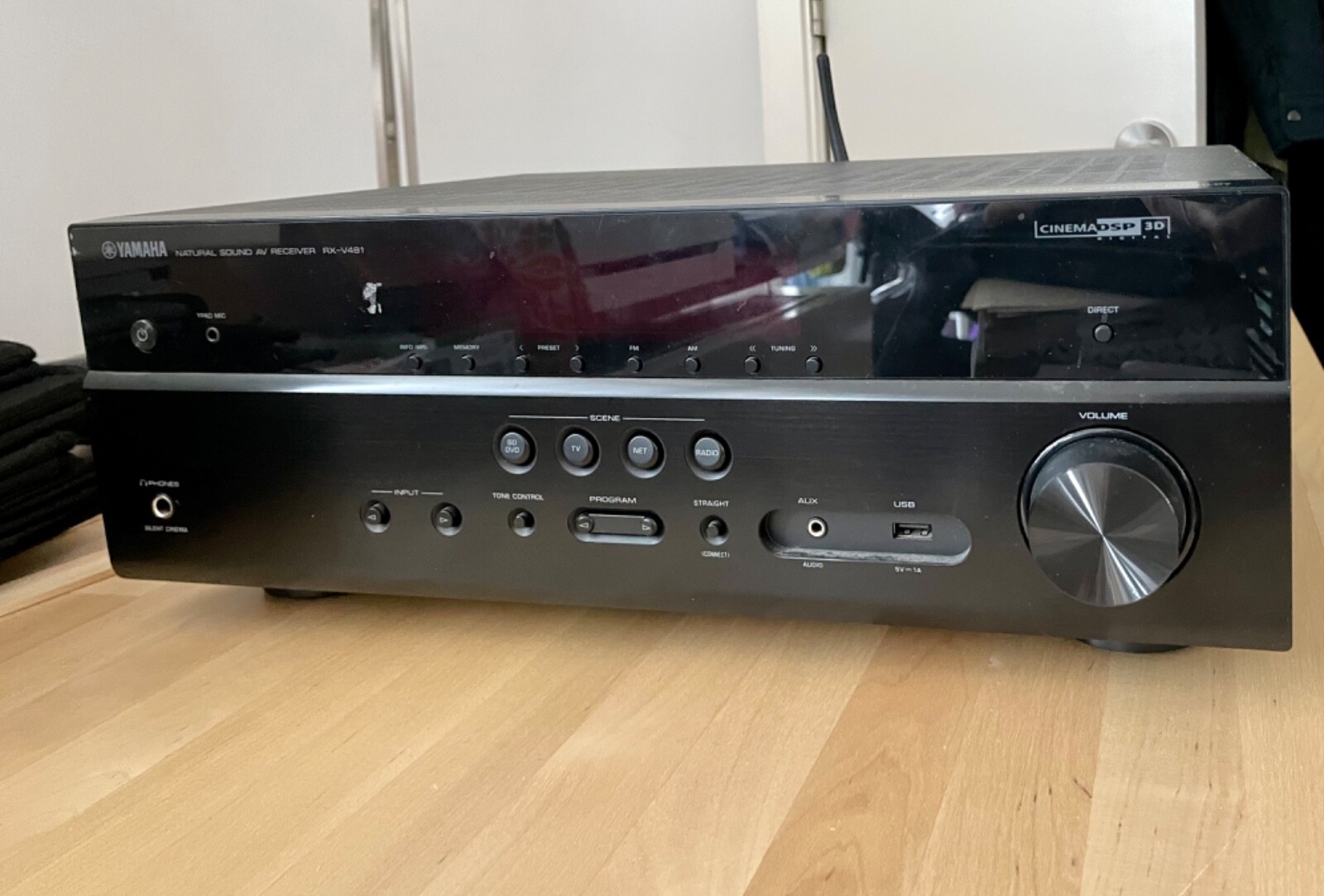 Yamaha RX-V481 Network AV Receiver Bundle with Remote